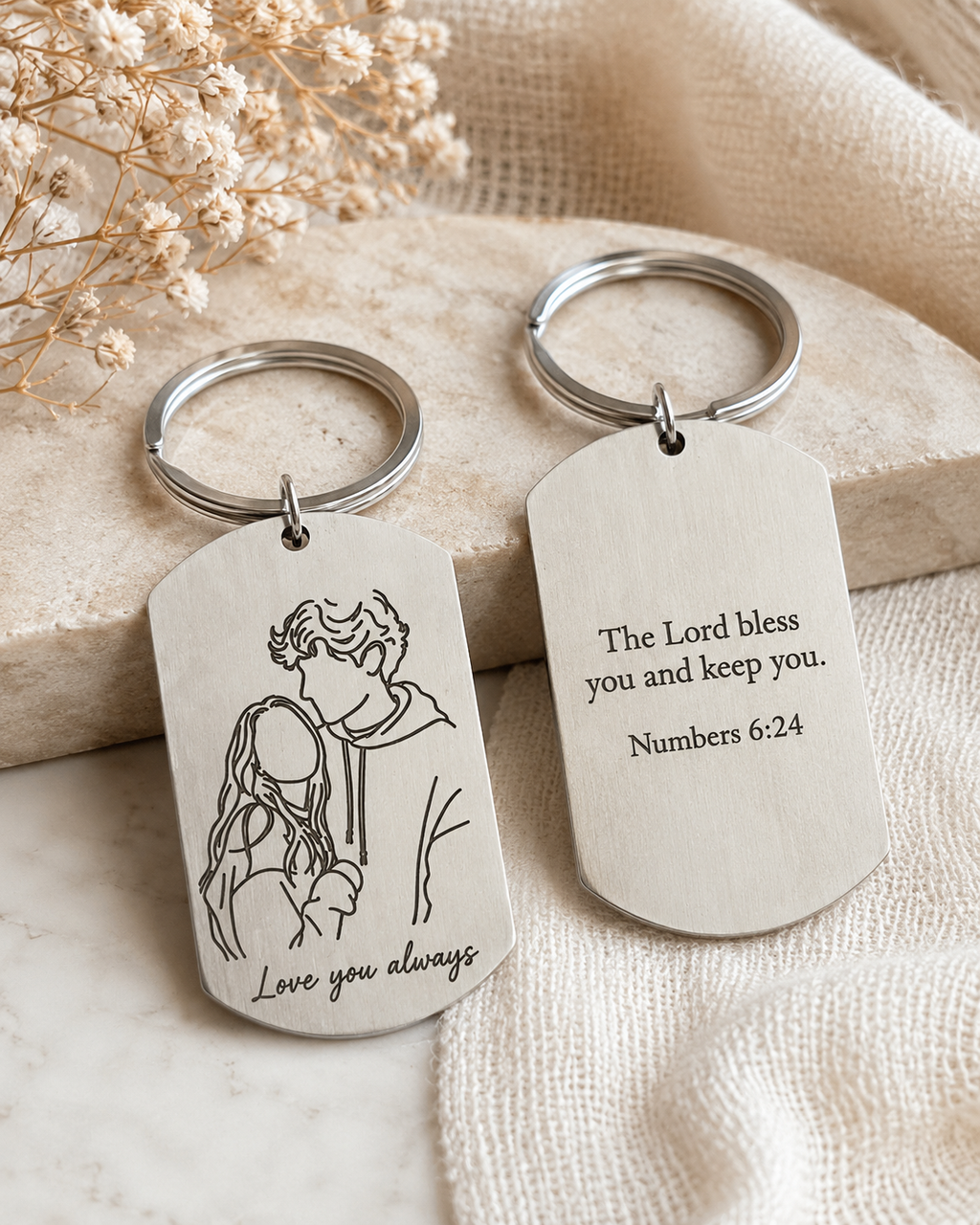 Custom Stainless Steel Keychain
