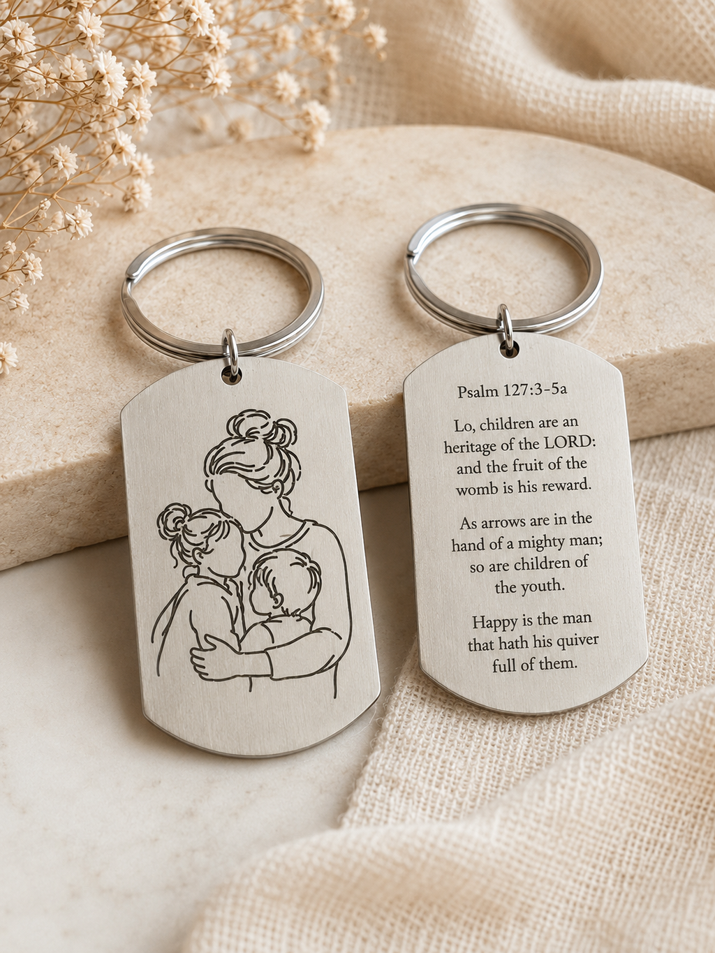Custom Stainless Steel Keychain