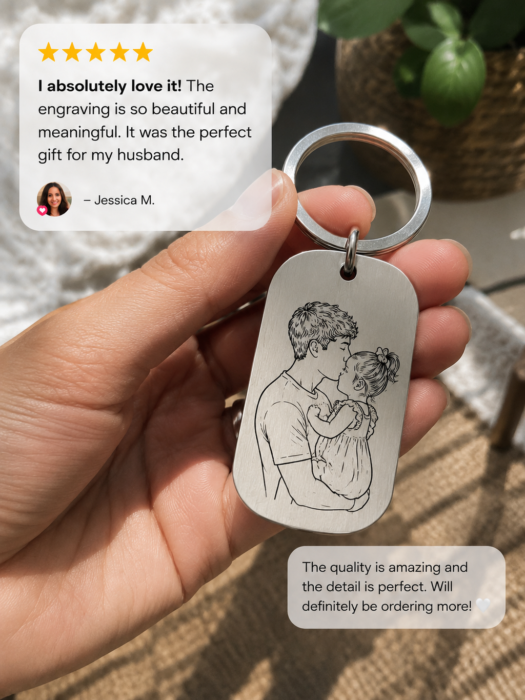 Custom Stainless Steel Keychain